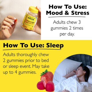 Foto 4 | Suplementos Dietéticos Rescue Bach Gummies Sleep, 60 Unidades, 2 Unidades - Venta Internacional.