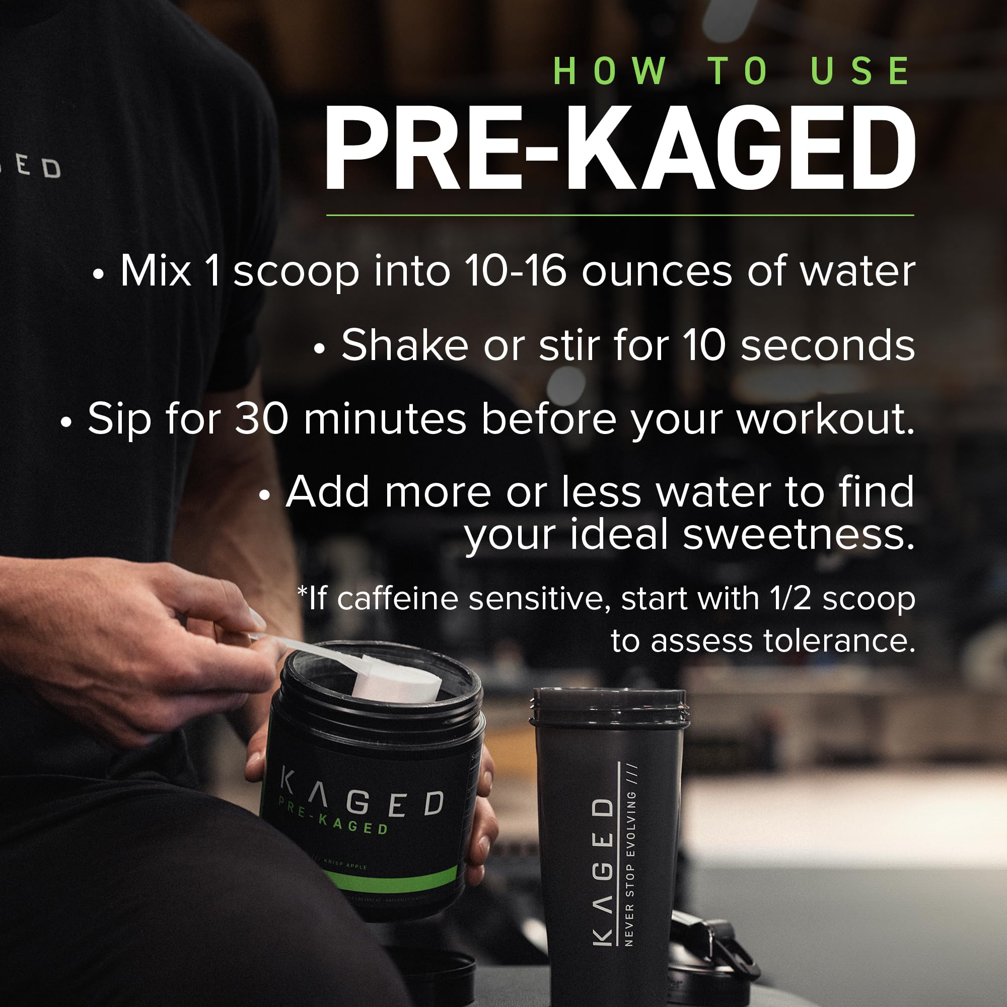 Foto 6 | Polvo Pre Workout Kaged Original Berry Blast, 20 Porciones - Venta Internacional.