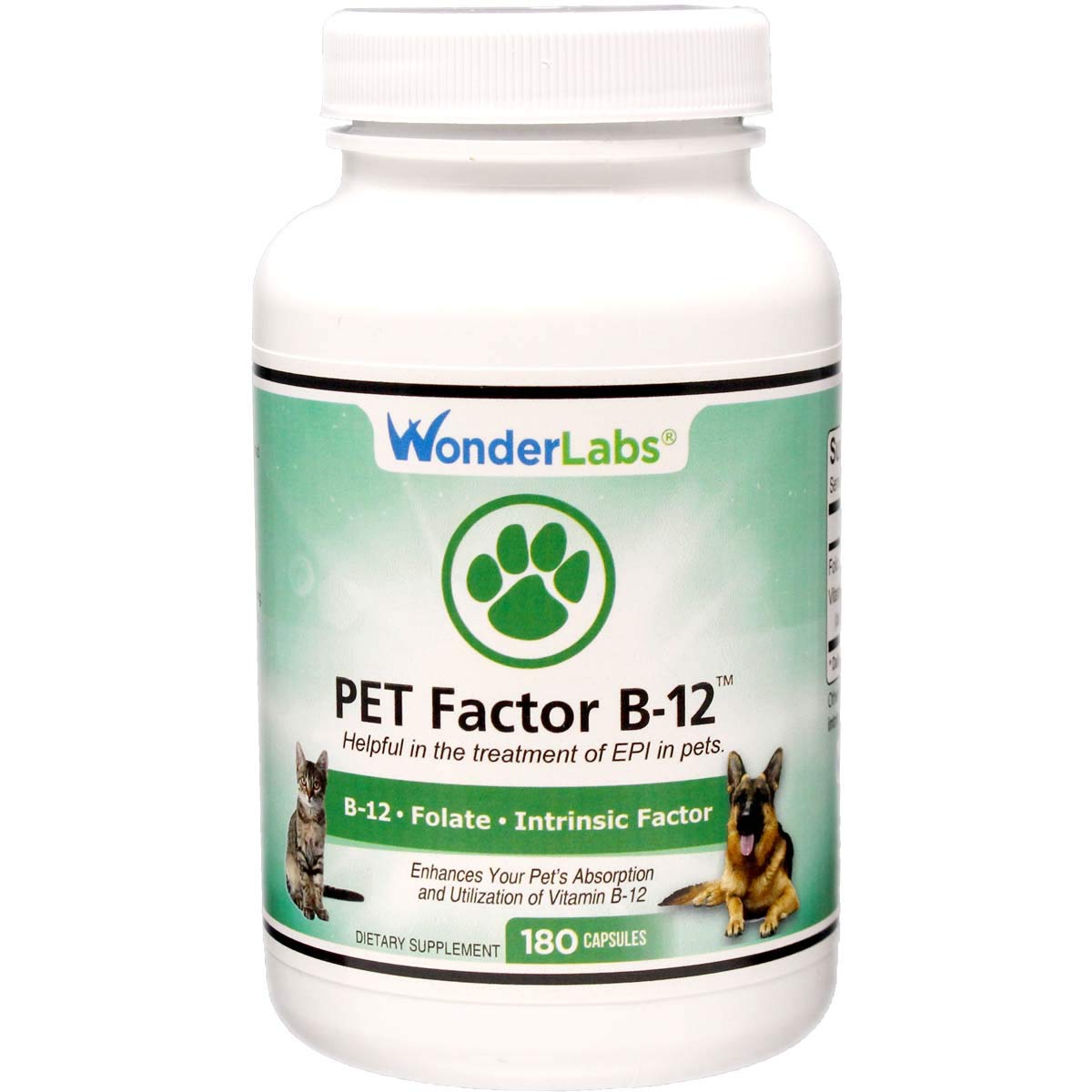 Foto 1 | Suplemento Wonder Laboratories Pet Factor B-12 180 Cápsulas - Venta Internacional.
