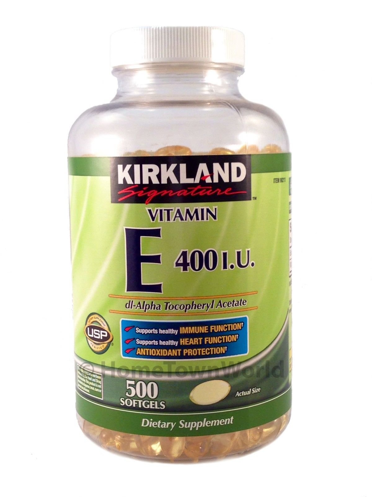Foto 2 pulgar | Suplemento Kirkland Signature Vitamina E 400 Ui 500 Cápsulas Blandas - Venta Internacional
