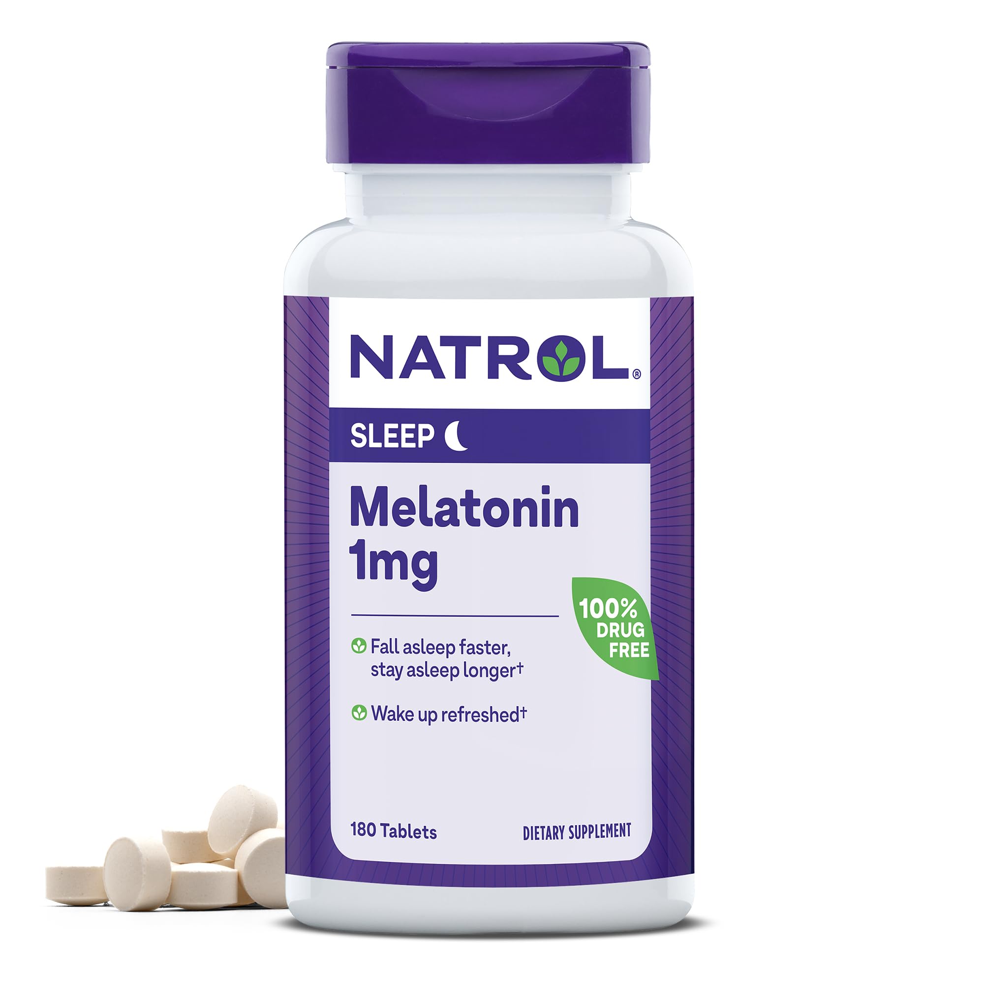 Foto 2 pulgar | Suplemento Natrol Melatonina 1 Mg 180 Tabletas - Venta Internacional