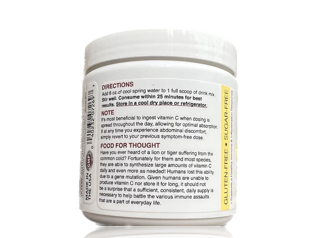 Foto 6 pulgar | Multivitamínica Sufficient-c Vitamina C No Transgénica 125 G - Venta Internacional