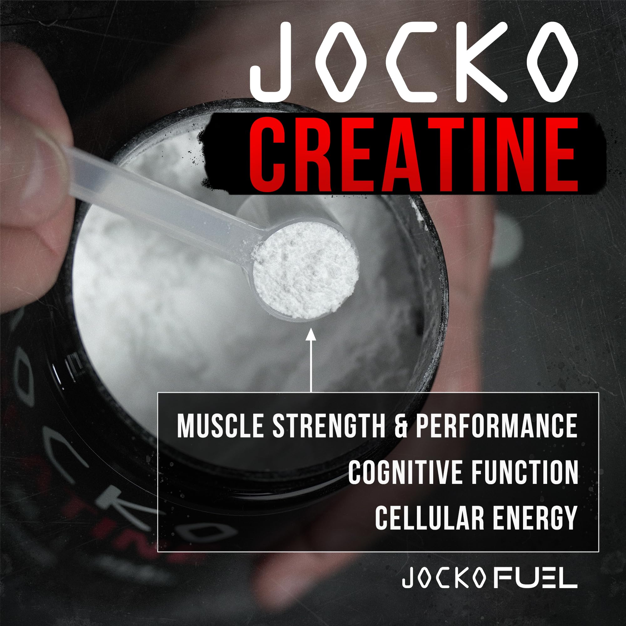Foto 5 pulgar | Suplemento De Monohidrato De Creatina En Polvo Jocko Fuel, 454 G - Venta Internacional.