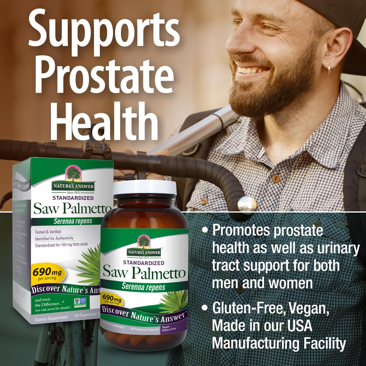 Foto 5 | Suplemento Nature's Answer Saw Palmetto 690 Mg 120 Cápsulas - Venta Internacional.