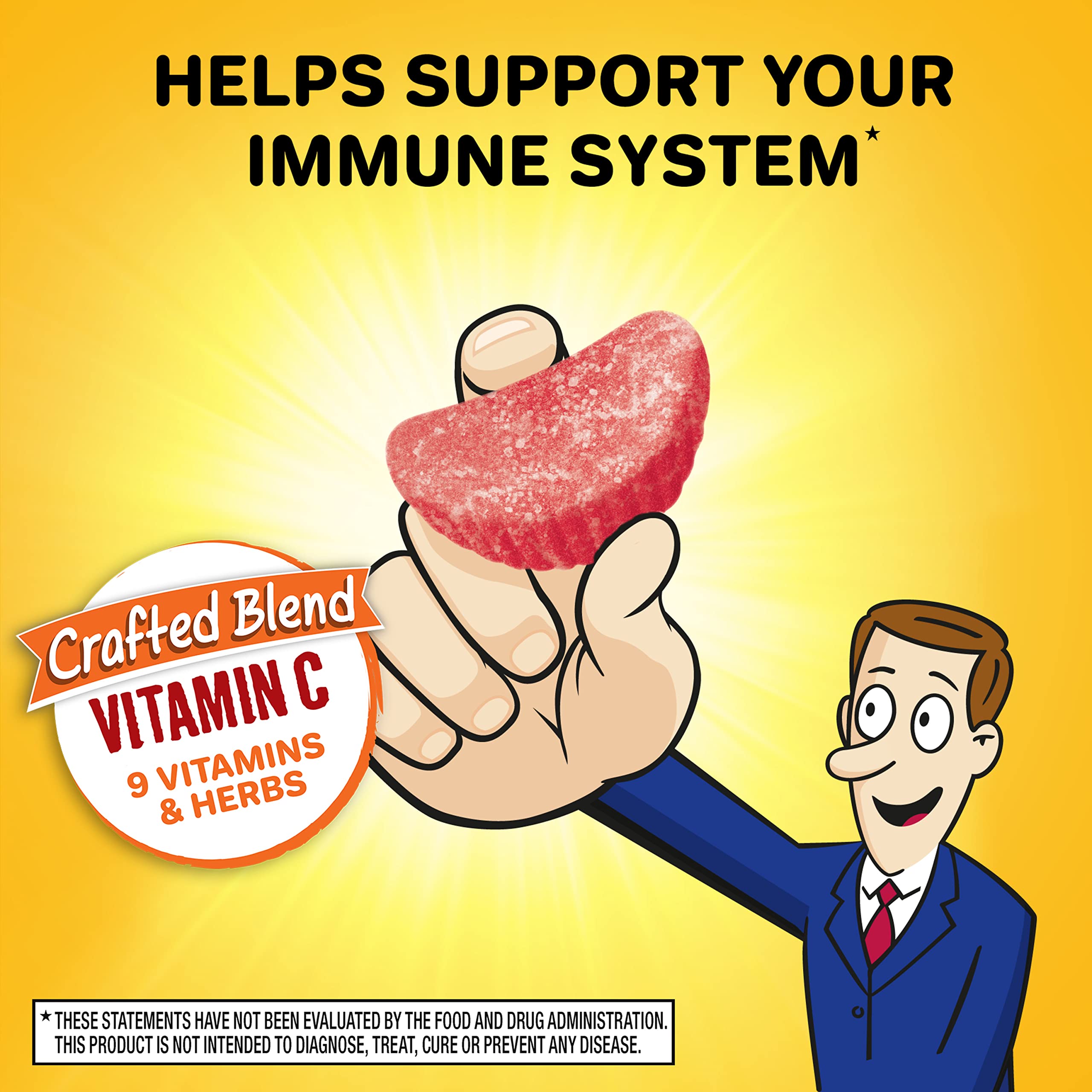 Foto 2 | Gomitas Supplement Airborne Vitamin C De 750 Mg, 42 Unidades - Venta Internacional.
