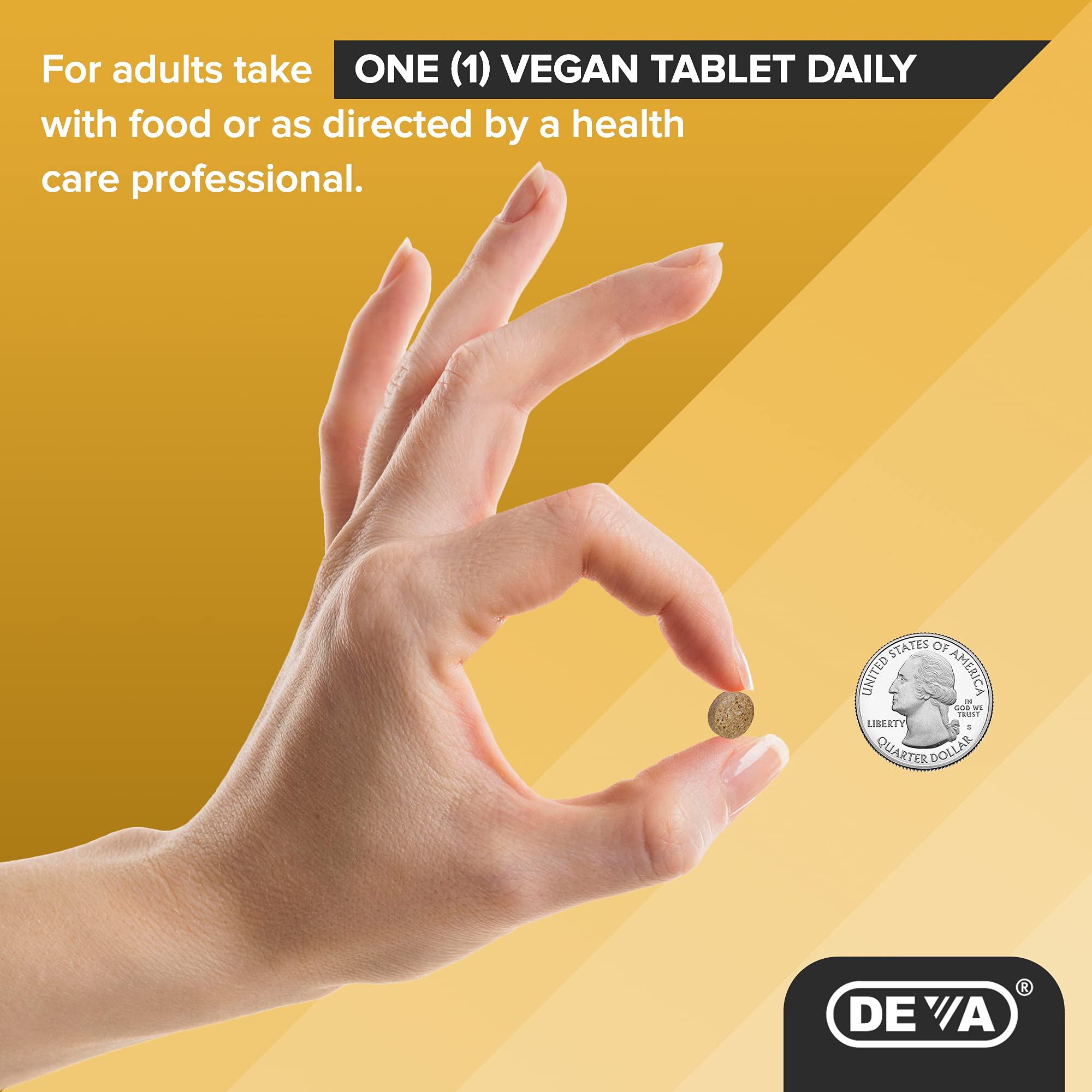 Foto 8 pulgar | Suplemento De Hierro Quelado Vegano Deva Nutrition 29 Mg Con Vitamina B-12 - Venta Internacional.