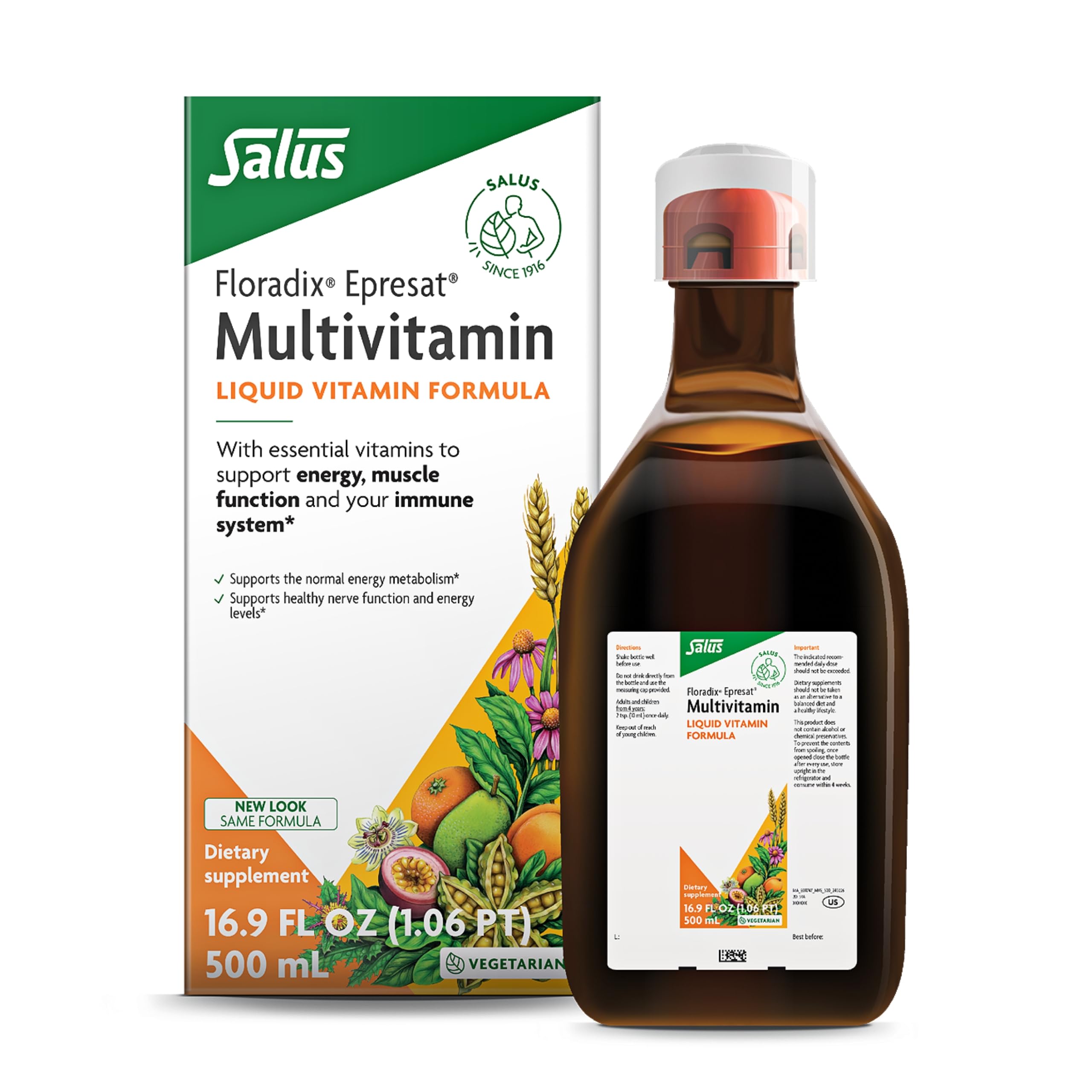 Foto 1 | Suplemento Multivitamínico Floradix Epresat Para Adultos, 500 Ml - Venta Internacional.