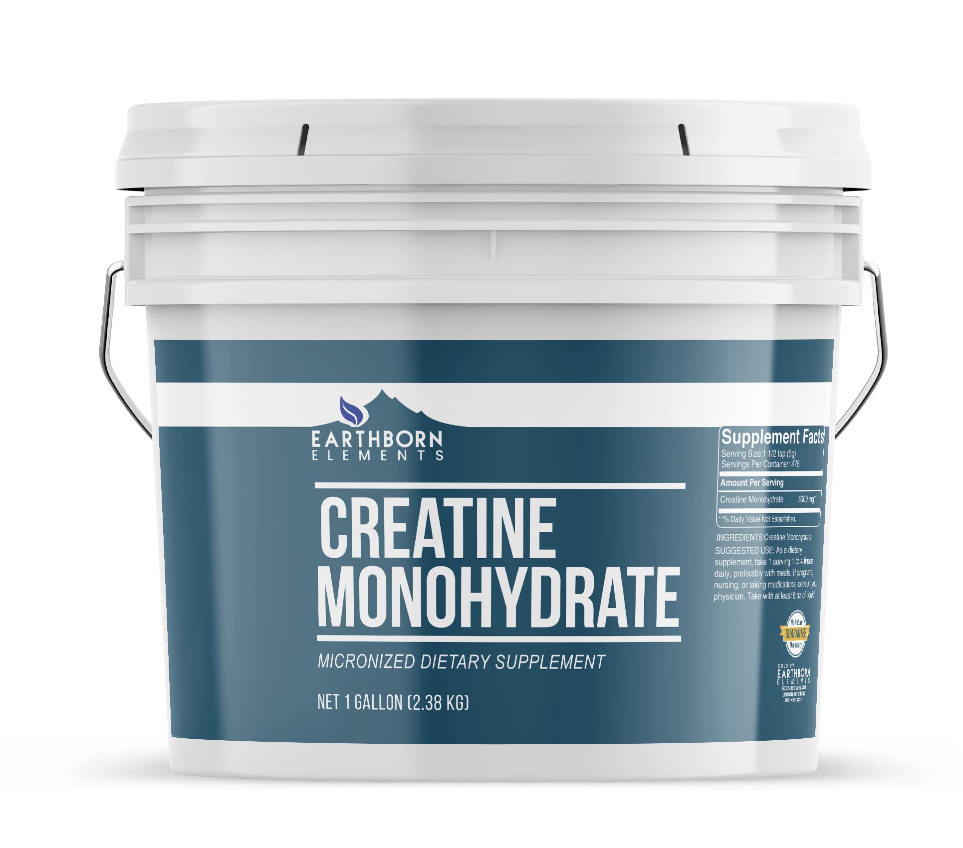 Foto 1 | Suplemento De Monohidrato De Creatina En Polvo De Earthborn Elements - Venta Internacional.