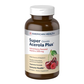 Foto 1 | Obleas Masticables American Health Super Acerola Plus Vitamina C 500 Mg - Venta Internacional.