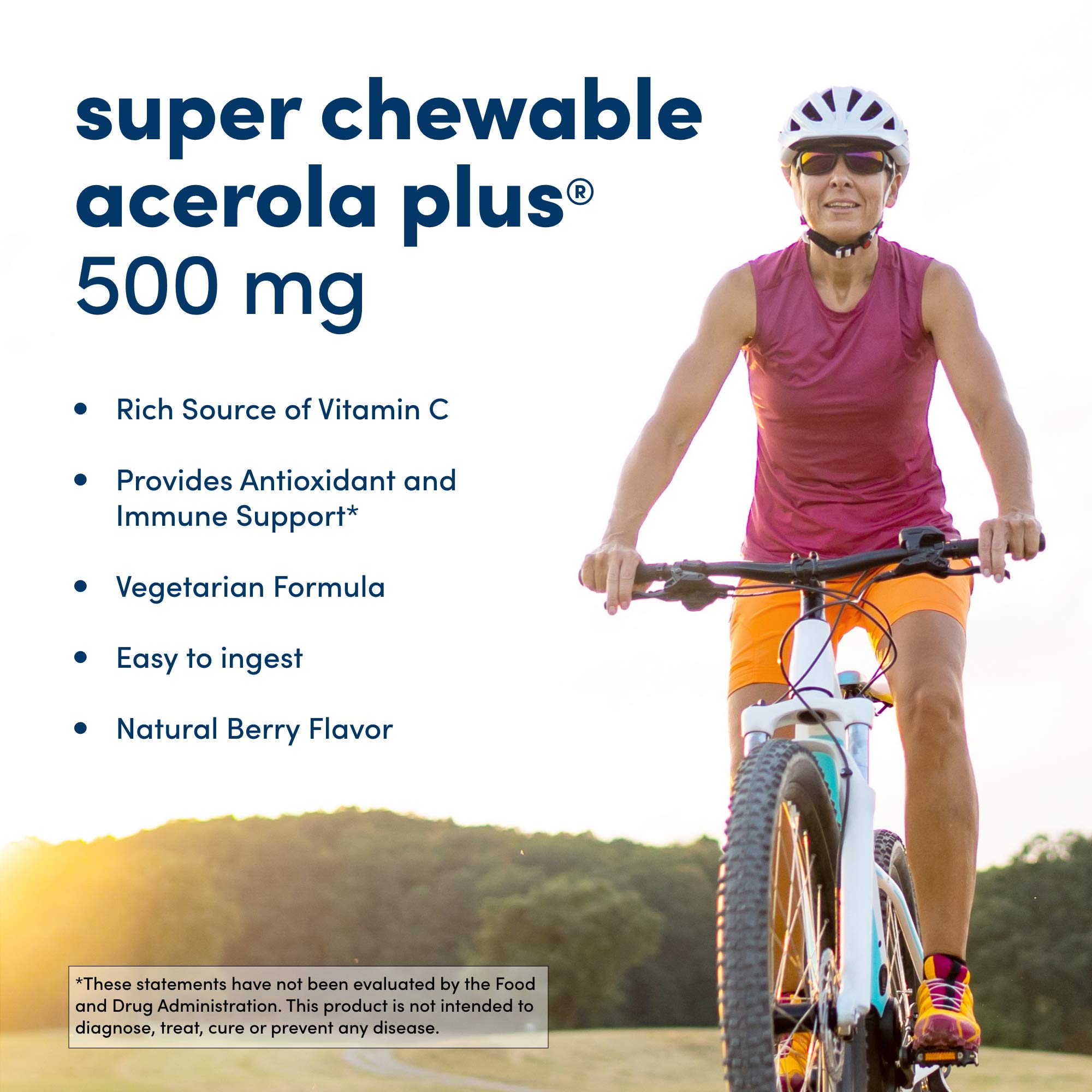 Foto 4 pulgar | Obleas Masticables American Health Super Acerola Plus Vitamina C 500 Mg - Venta Internacional.