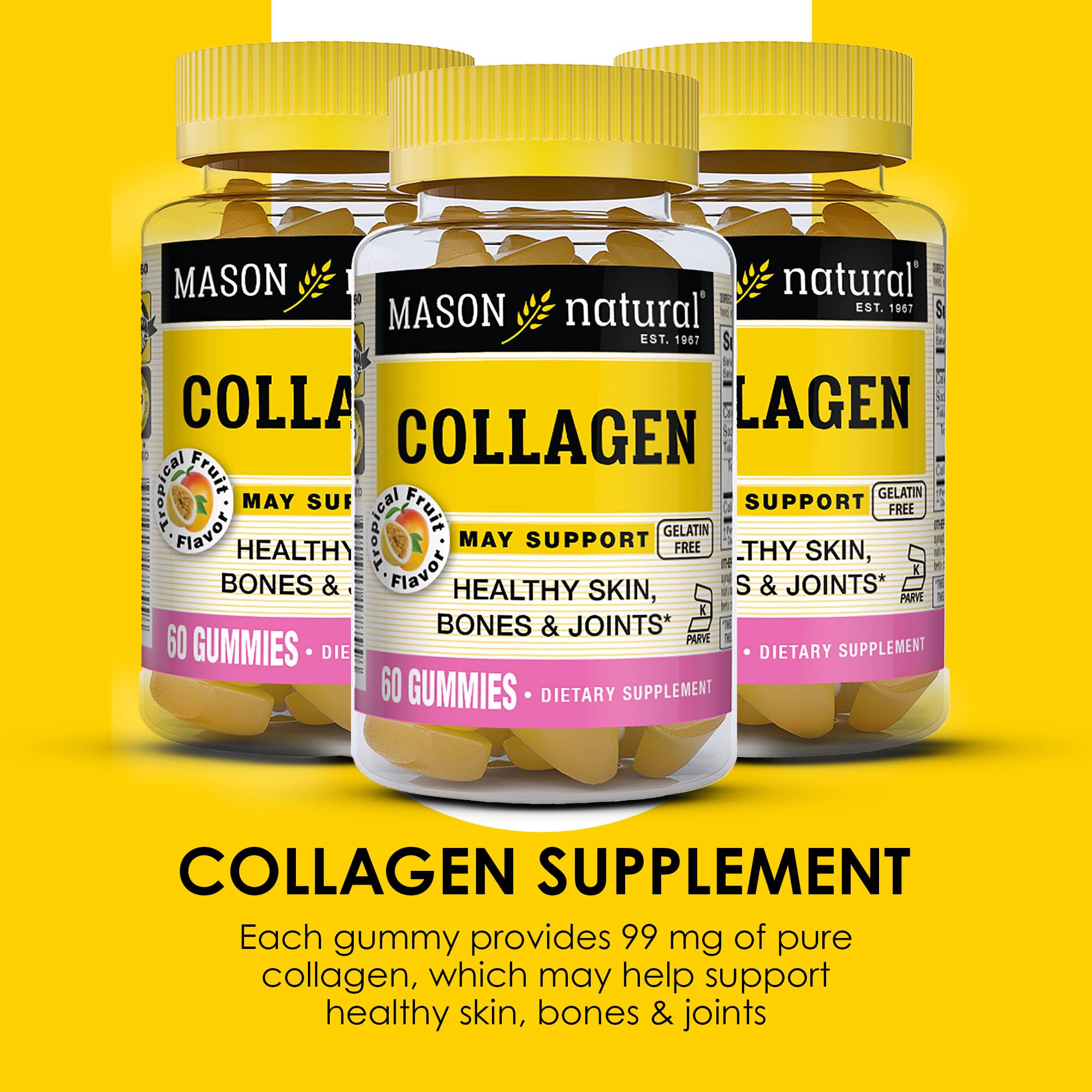 Foto 5 pulgar | Las Gomitas De Colágeno Mason Natural Ayudan A La Piel, Los Huesos Y Las Articulaciones Al 60% - Venta Internacional.