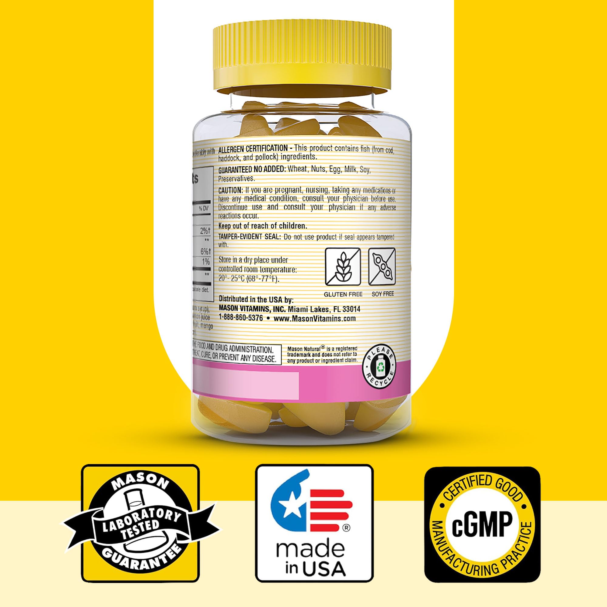 Foto 7 pulgar | Las Gomitas De Colágeno Mason Natural Ayudan A La Piel, Los Huesos Y Las Articulaciones Al 60% - Venta Internacional.