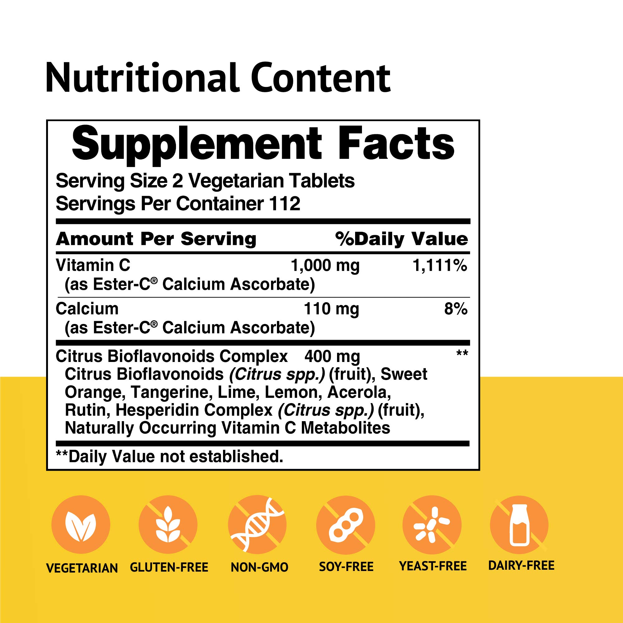 Foto 3 pulgar | Suplemento American Health Ester C Con Bioflavonoides Cítricos 500 Mg - Venta Internacional.