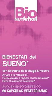 Foto 2 | Suplemento Para Dormir Bio Nutrition Sleep Wellness 60 Cápsulas - Venta Internacional.