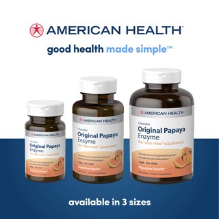 Foto 5 | Suplemento American Health Original Papaya Enzyme 250 Comprimidos - Venta Internacional.