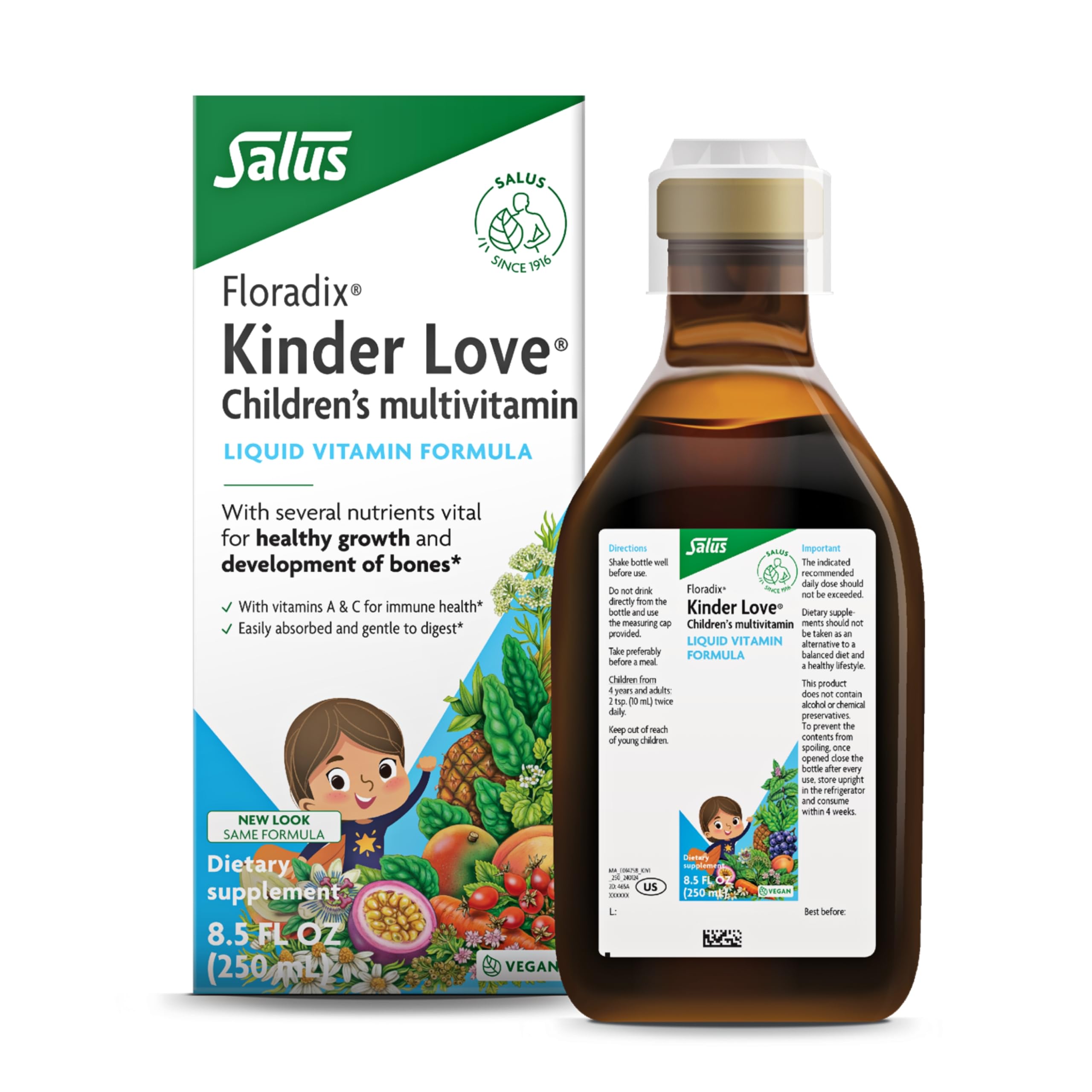 Foto 2 pulgar | Multivitamínico Para Niños Floradix Kinder Love 250 Ml - Venta Internacional.