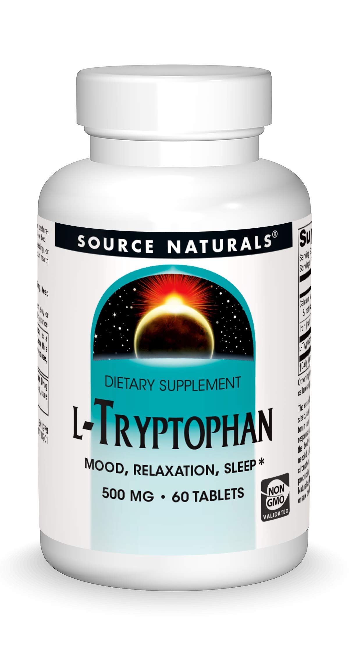 Foto 1 | Suplement Source Naturals L-triptófano 500 Mg - 60 Comprimidos - Venta Internacional.