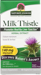 Foto 1 | Suplemento Nature's Answer Milk Thistle 60 Cápsulas Vegetarianas - Venta Internacional.