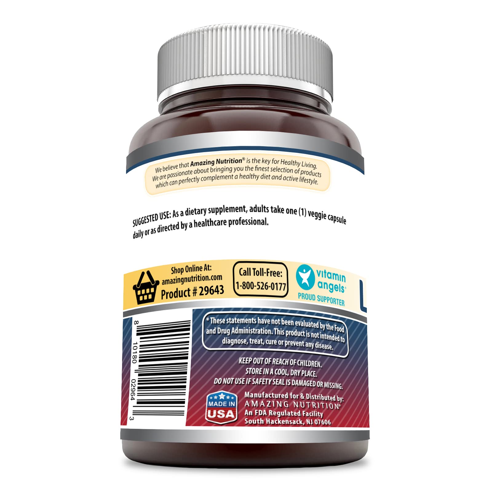 Foto 3 pulgar | Suplemento De 500 Mg De L-glutatión Reducido De Amazing Formulas - Venta Internacional.
