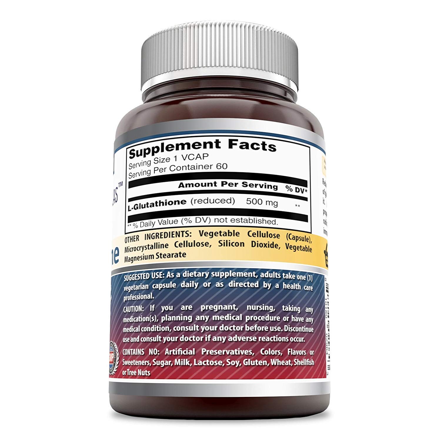 Foto 4 pulgar | Suplemento De 500 Mg De L-glutatión Reducido De Amazing Formulas - Venta Internacional.