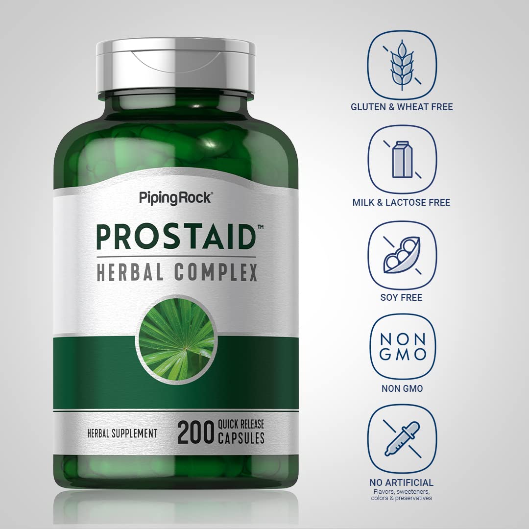 Foto 3 | Suplemento Piping Rock Prostaid Herbal Complex 200 Cápsulas - Venta Internacional.