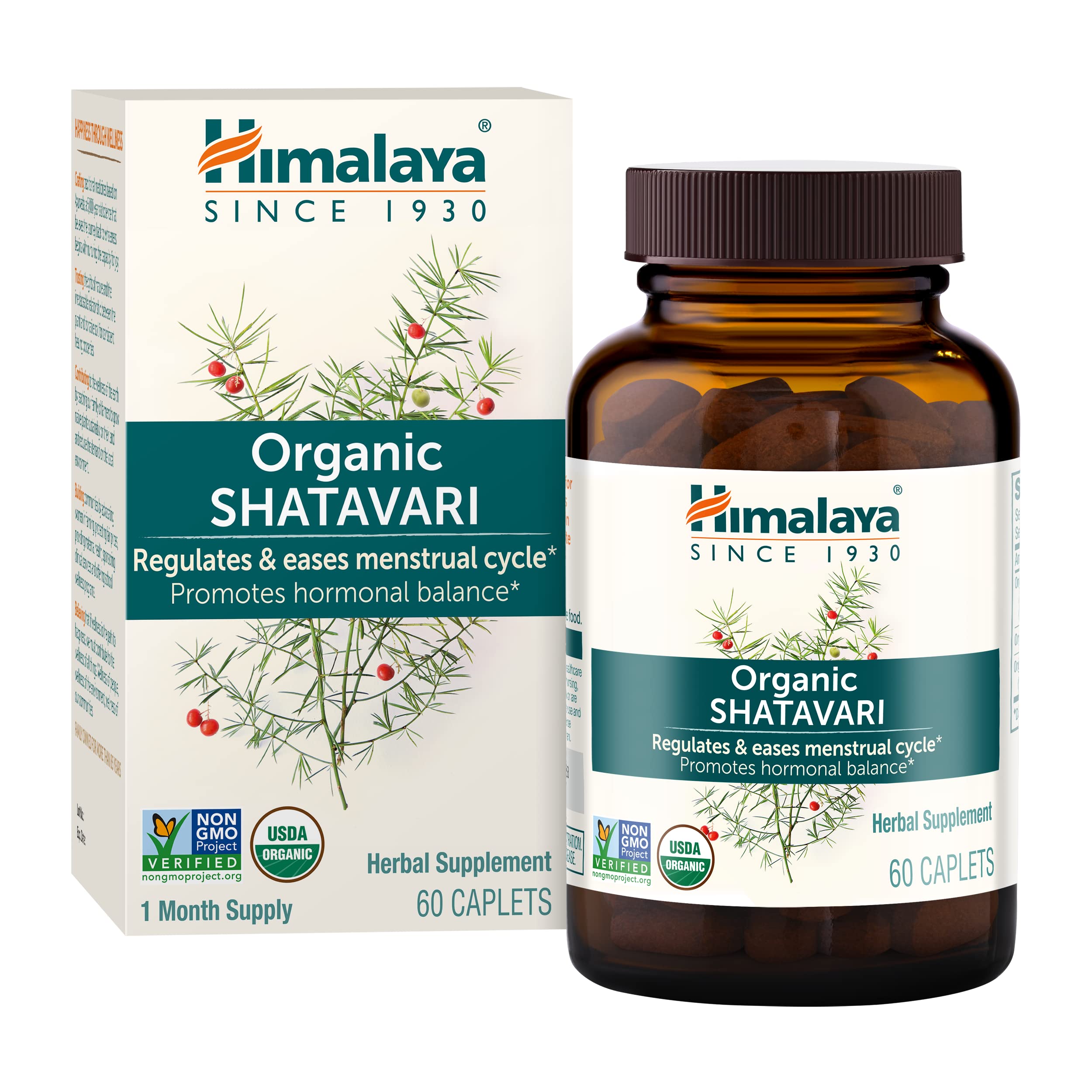 Foto 2 pulgar | Suplemento Himalaya Organic Shatavari 1300 Mg 60 Cápsulas - Venta Internacional.
