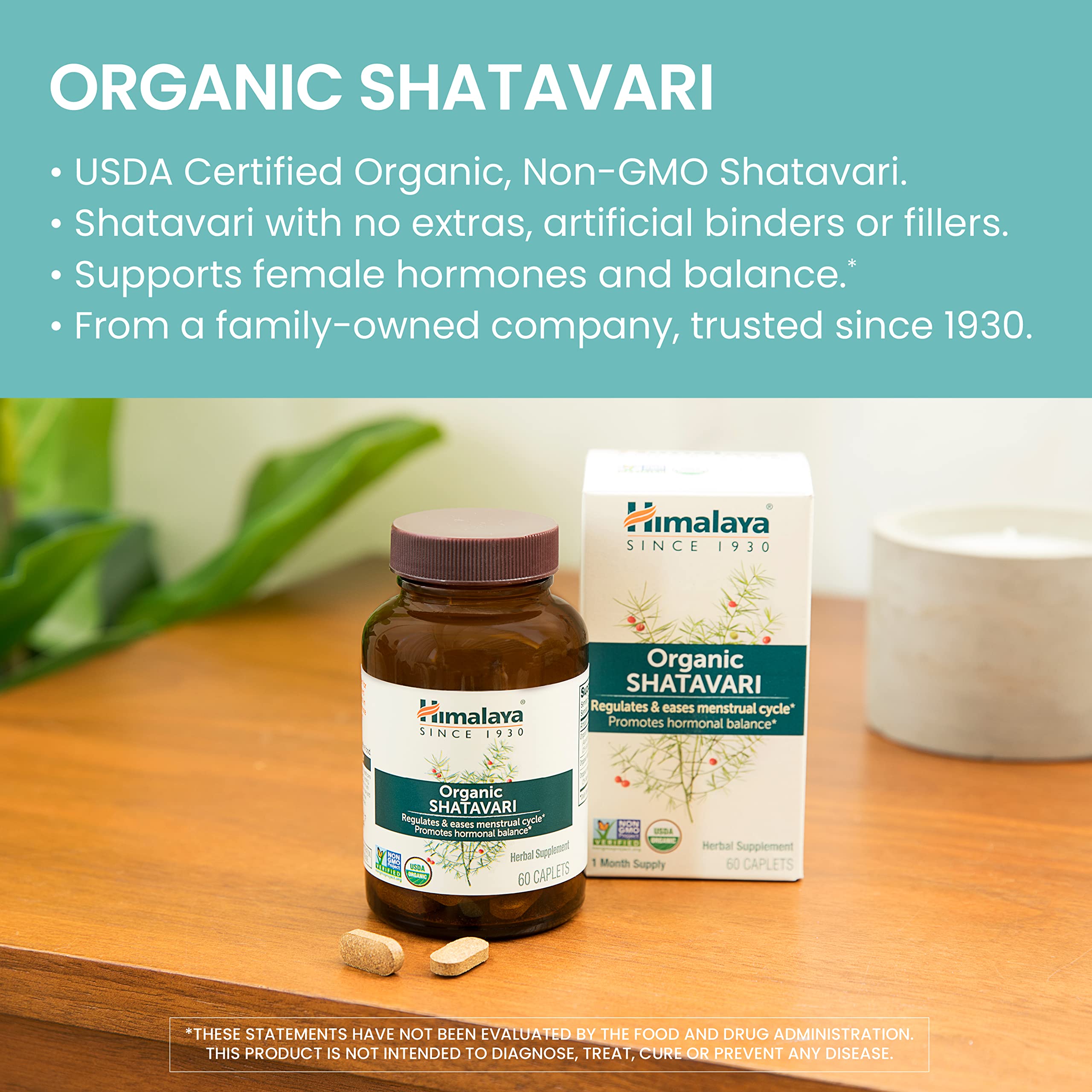Foto 4 pulgar | Suplemento Himalaya Organic Shatavari 1300 Mg 60 Cápsulas - Venta Internacional.