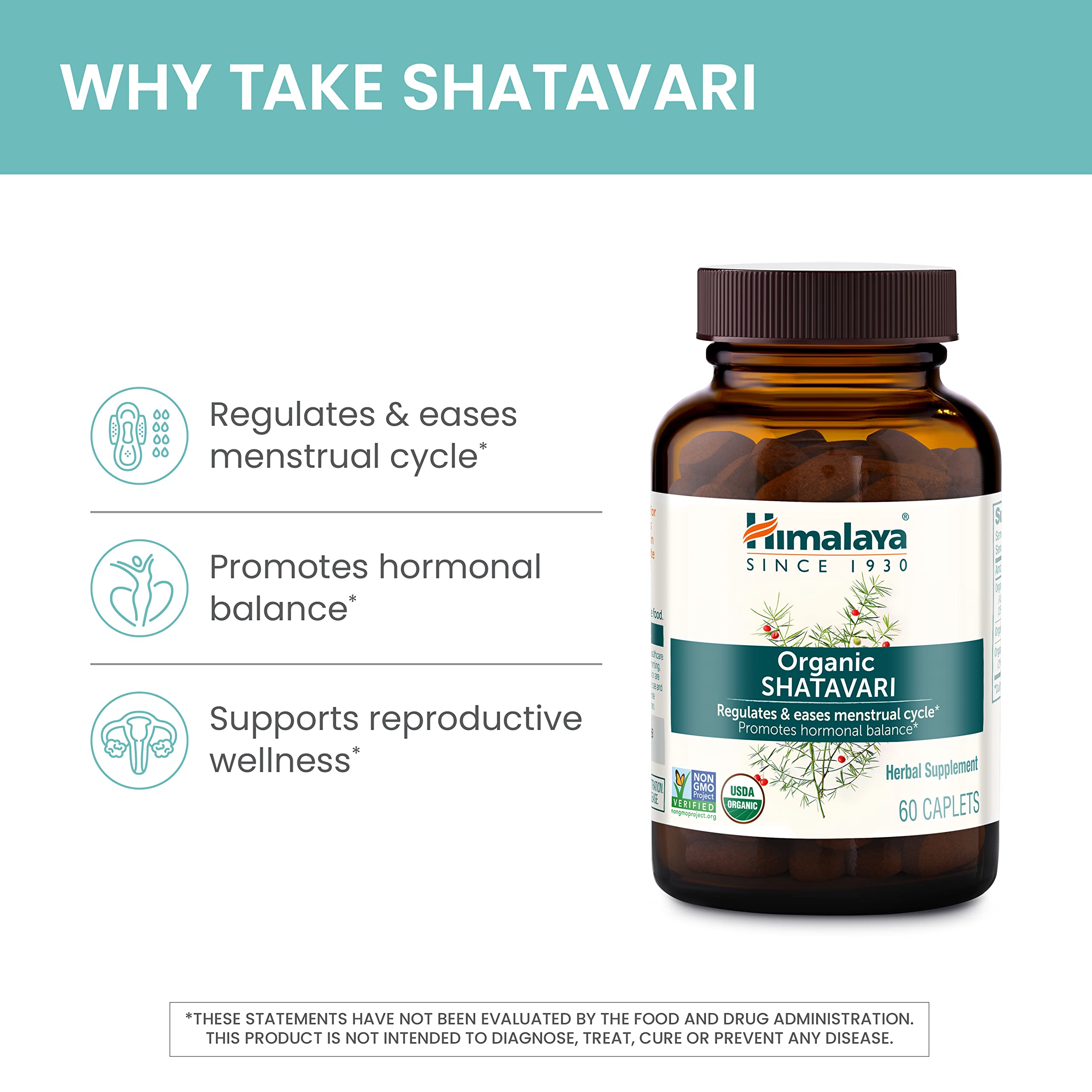 Foto 5 pulgar | Suplemento Himalaya Organic Shatavari 1300 Mg 60 Cápsulas - Venta Internacional.