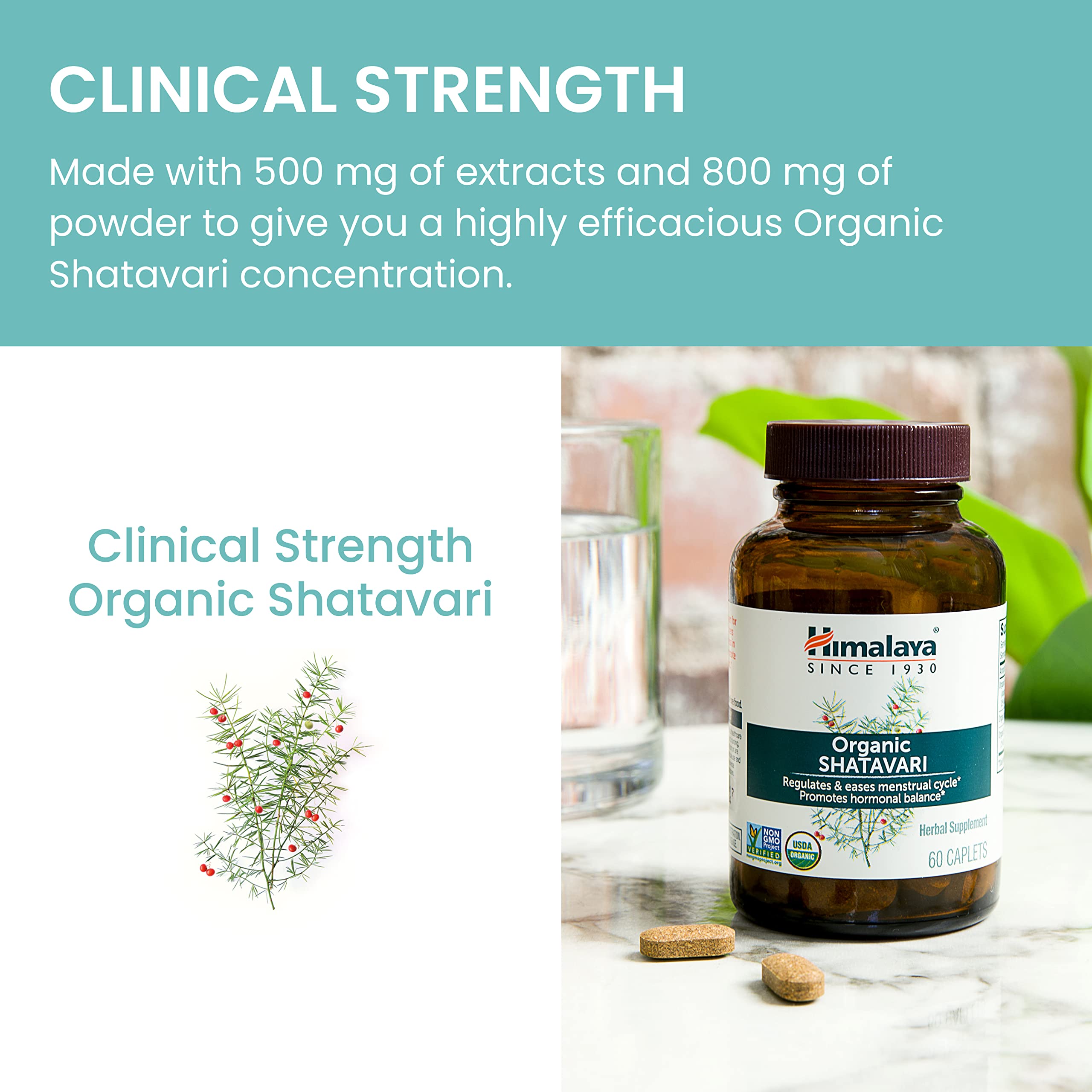 Foto 7 pulgar | Suplemento Himalaya Organic Shatavari 1300 Mg 60 Cápsulas - Venta Internacional.