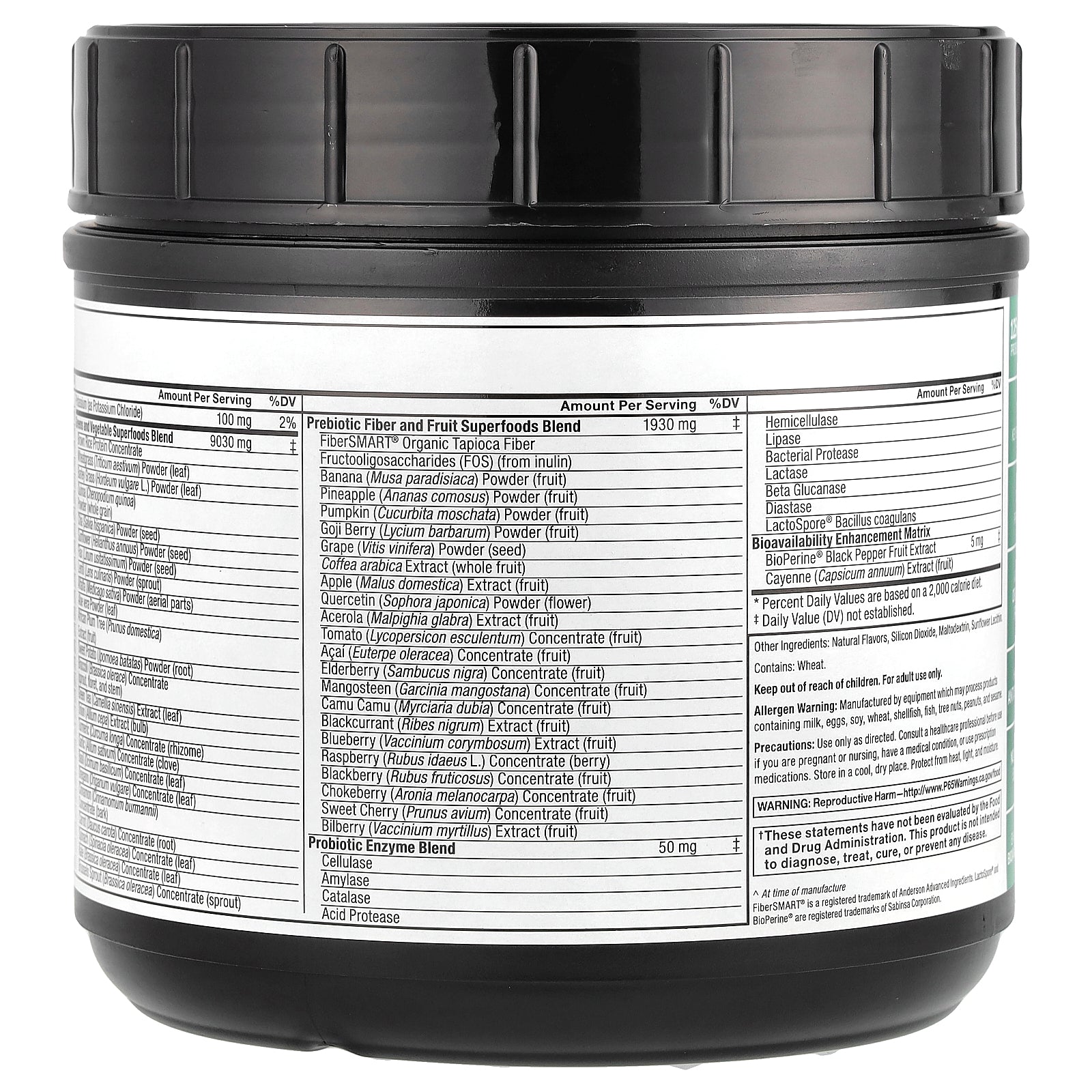 Foto 4 | Superalimento En Polvo Force Factor Smarter Greens 420 G Sin Sabor - Venta Internacional.