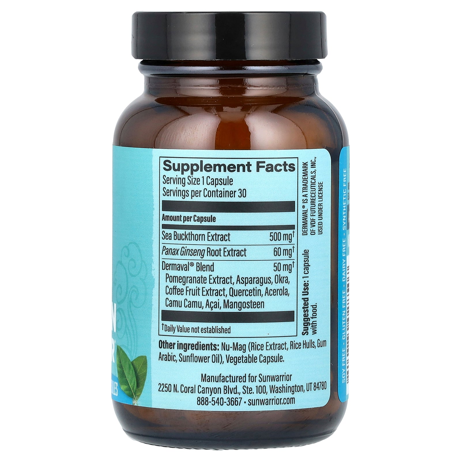 Foto 3 pulgar | Suplemento Sunwarrior Collagen Protector 30 Cápsulas Veganas - Venta Internacional.