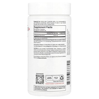 Foto 2 | Suplemento De L-glutamina Liposomal Codeage+ 180 Cápsulas 500 Mg - Venta Internacional.