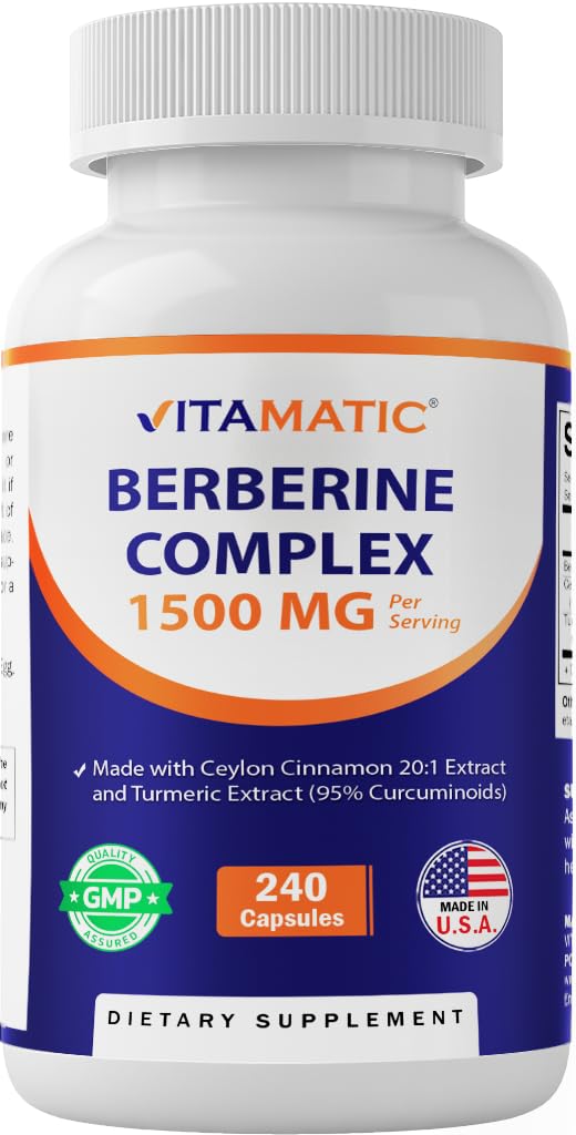 Foto 2 pulgar | Suplemento Vitamático De Berberina 1500 Mg Con Canela De Ceilán - Venta Internacional.