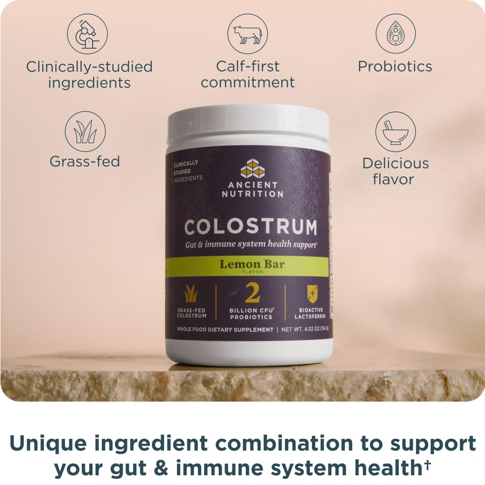 Foto 3 | Suplemento De Superalimento En Polvo De Calostro De Ancient Nutrition - Venta Internacional.