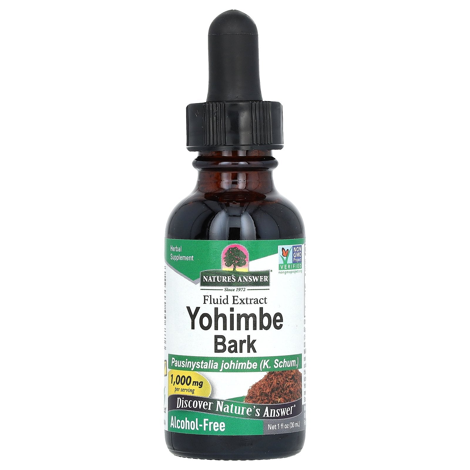 Foto 2 pulgar | Suplemento De Corteza De Yohimbe De Nature's Answer, 1000 Mg, 30 Ml, Sin Alcohol - Venta Internacional.