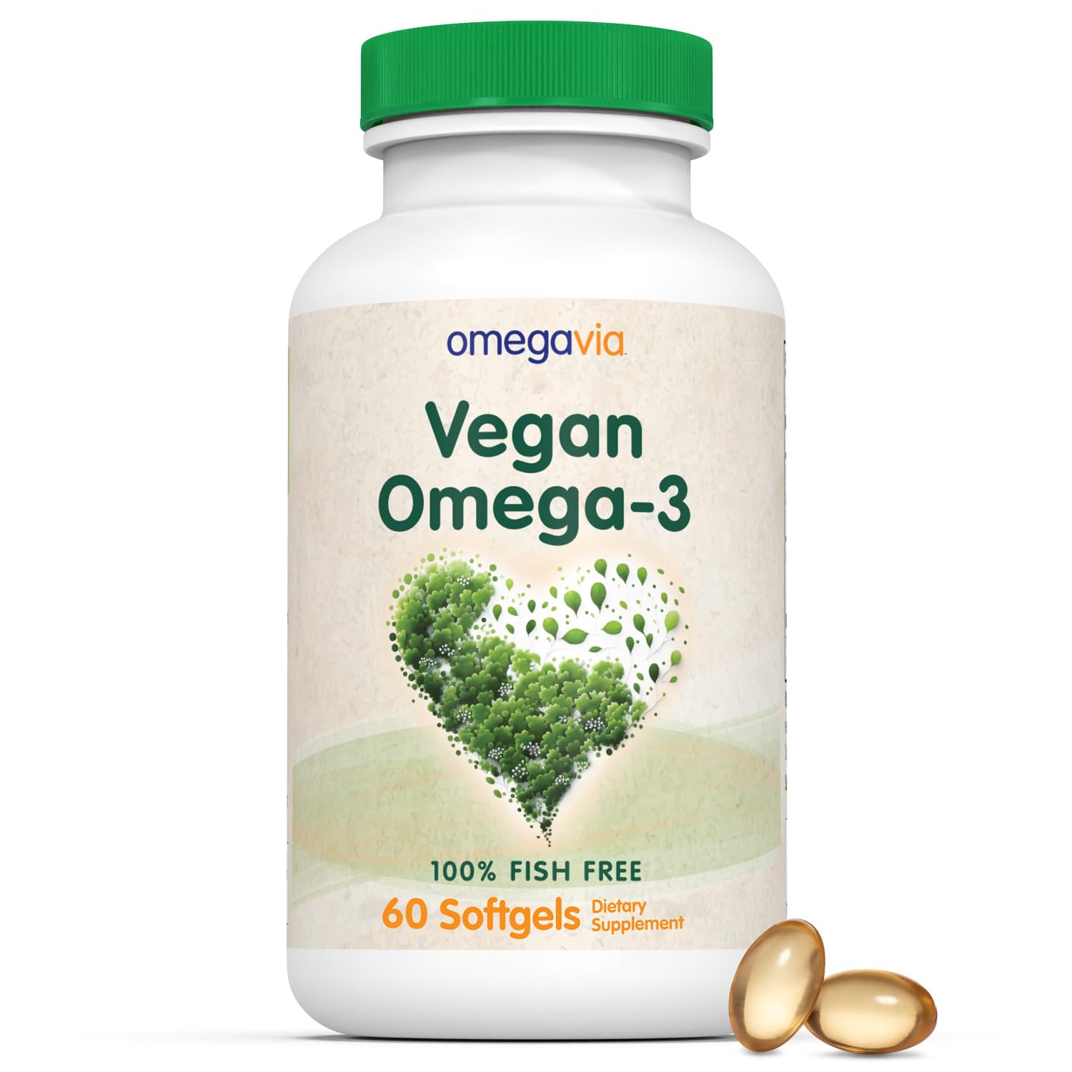 Foto 2 pulgar | Suplemento Omegavia Vegan Omega 3 300 Mg De Dha 60 Cápsulas Blandas - Venta Internacional.