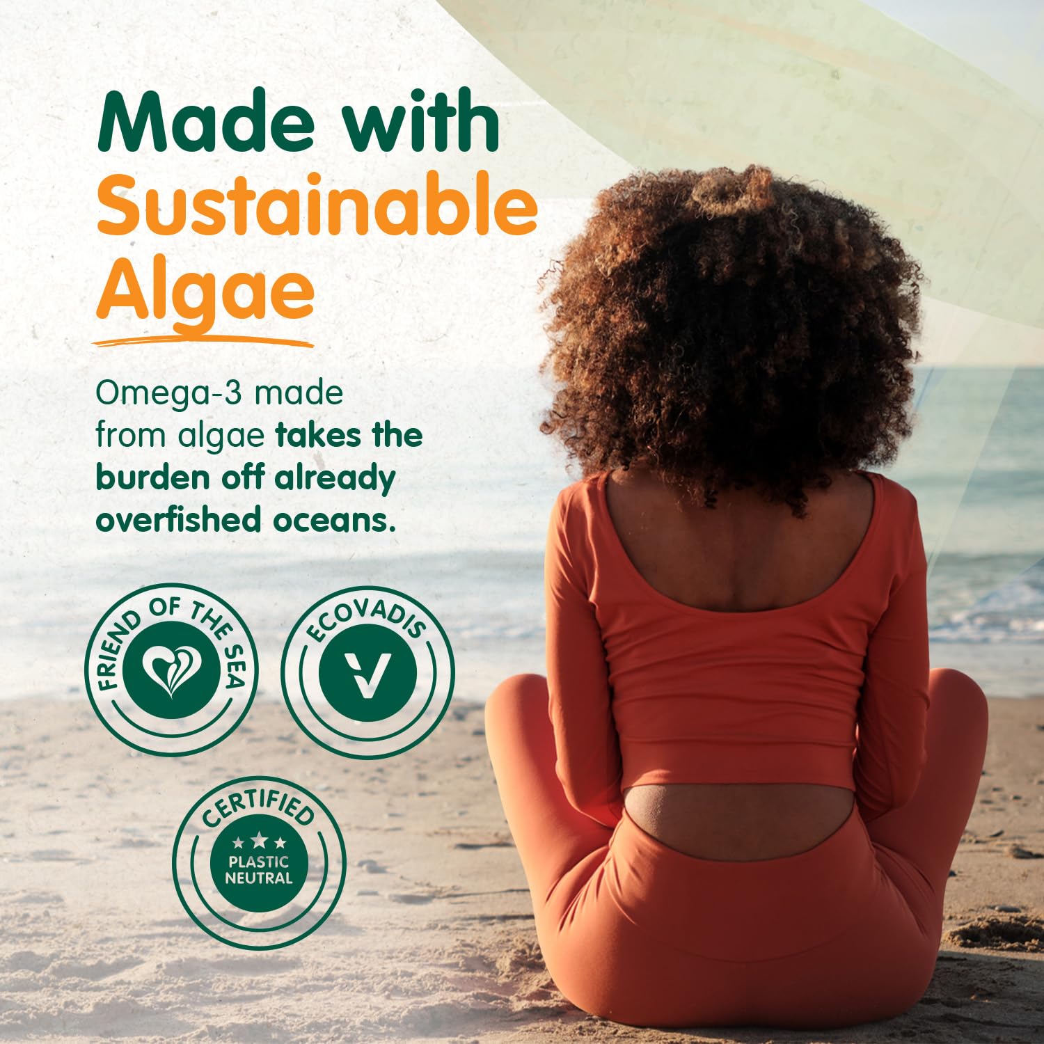 Foto 4 | Suplemento Omegavia Vegan Omega 3 300 Mg De Dha 60 Cápsulas Blandas - Venta Internacional.