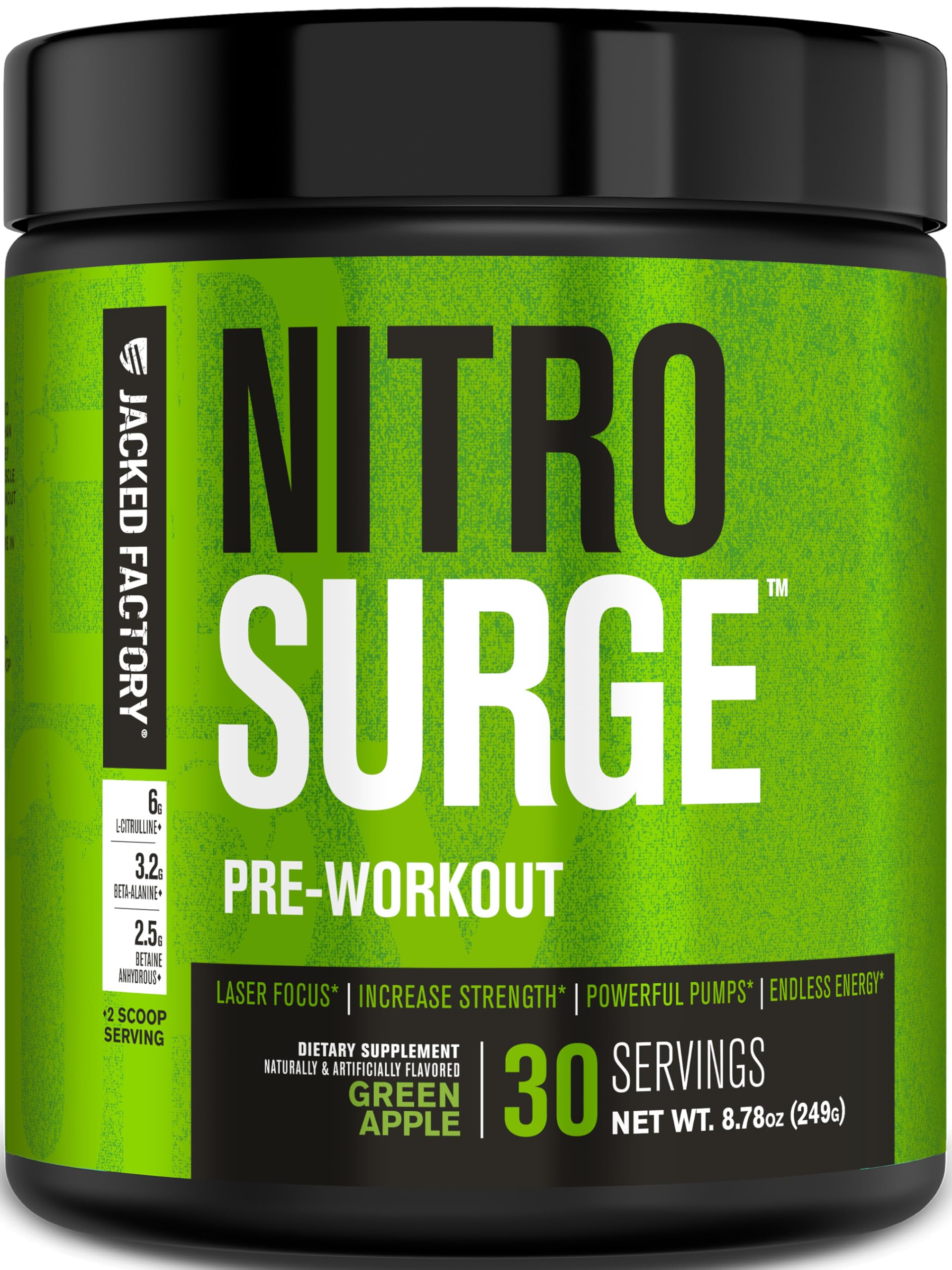 Foto 2 pulgar | Suplemento Para Antes Del Entrenamiento Jacked Factory Nitrosurge, 30 Porciones - Venta Internacional.