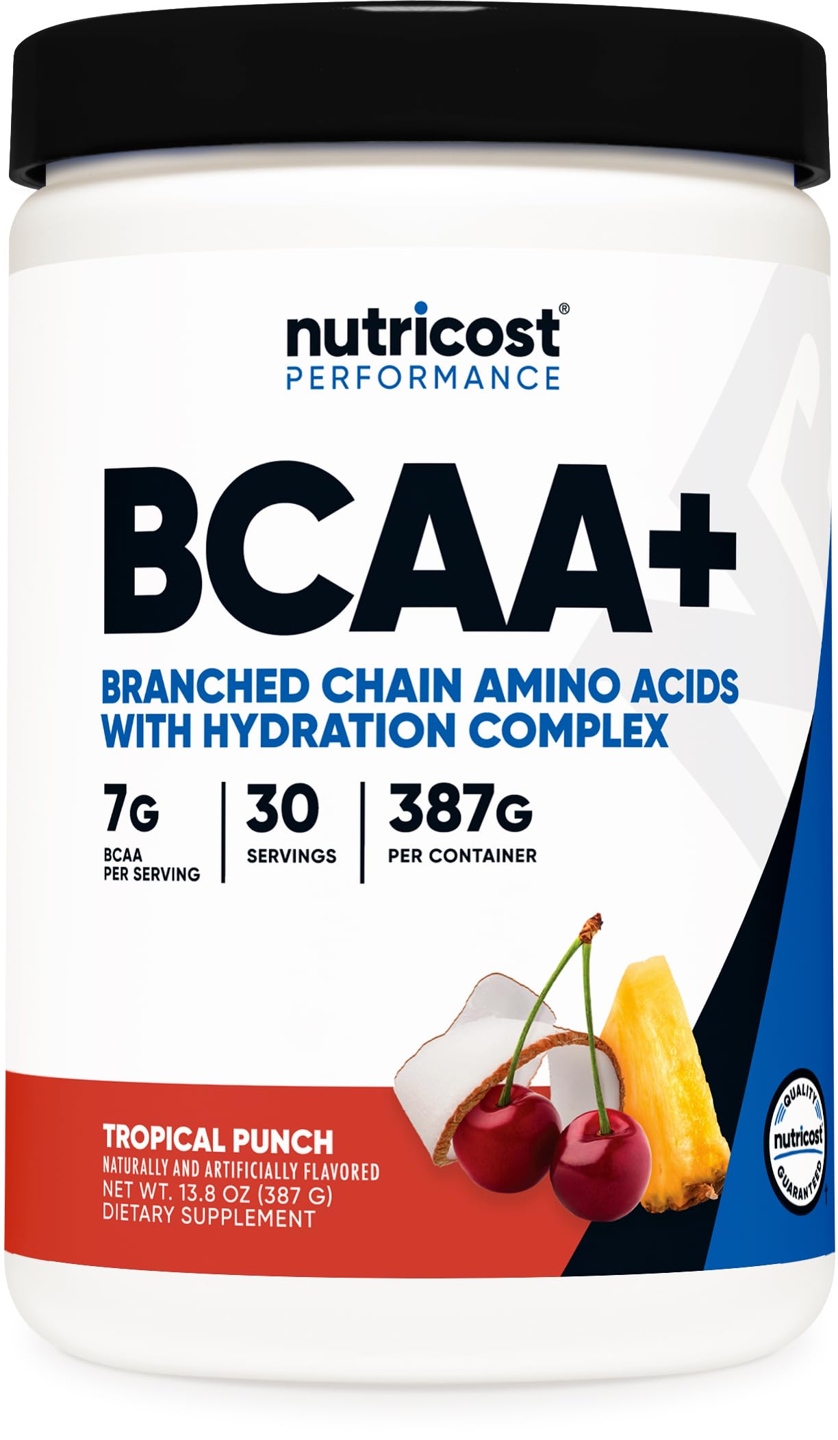 Foto 2 pulgar | Suplemento Nutricost Bcaa + Hydration Powder Tropical 30 Serv - Venta Internacional.