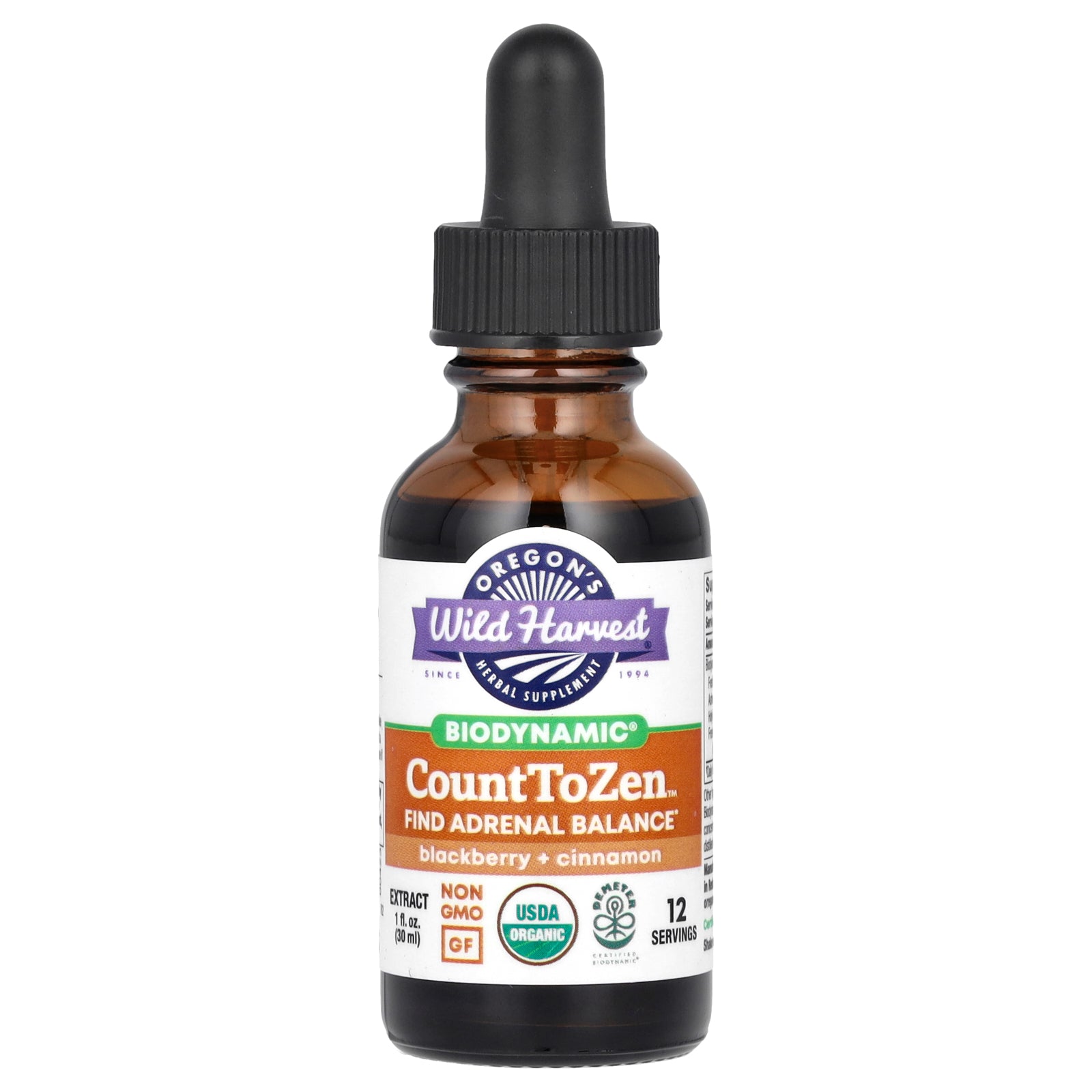 Foto 2 pulgar | Complemente Oregon Wild Harvest Count Con Extracto Zen De 30 Ml - Venta Internacional.