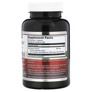 Foto 2 | Suplemento Amazing Nutrition Tart Cherry 1000 Mg 250 Cápsulas - Venta Internacional.