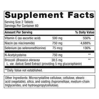 Foto 2 | Suplemento Metagenics Glutaclear 750 Mg De Niacina 120 Comprimidos - Venta Internacional.