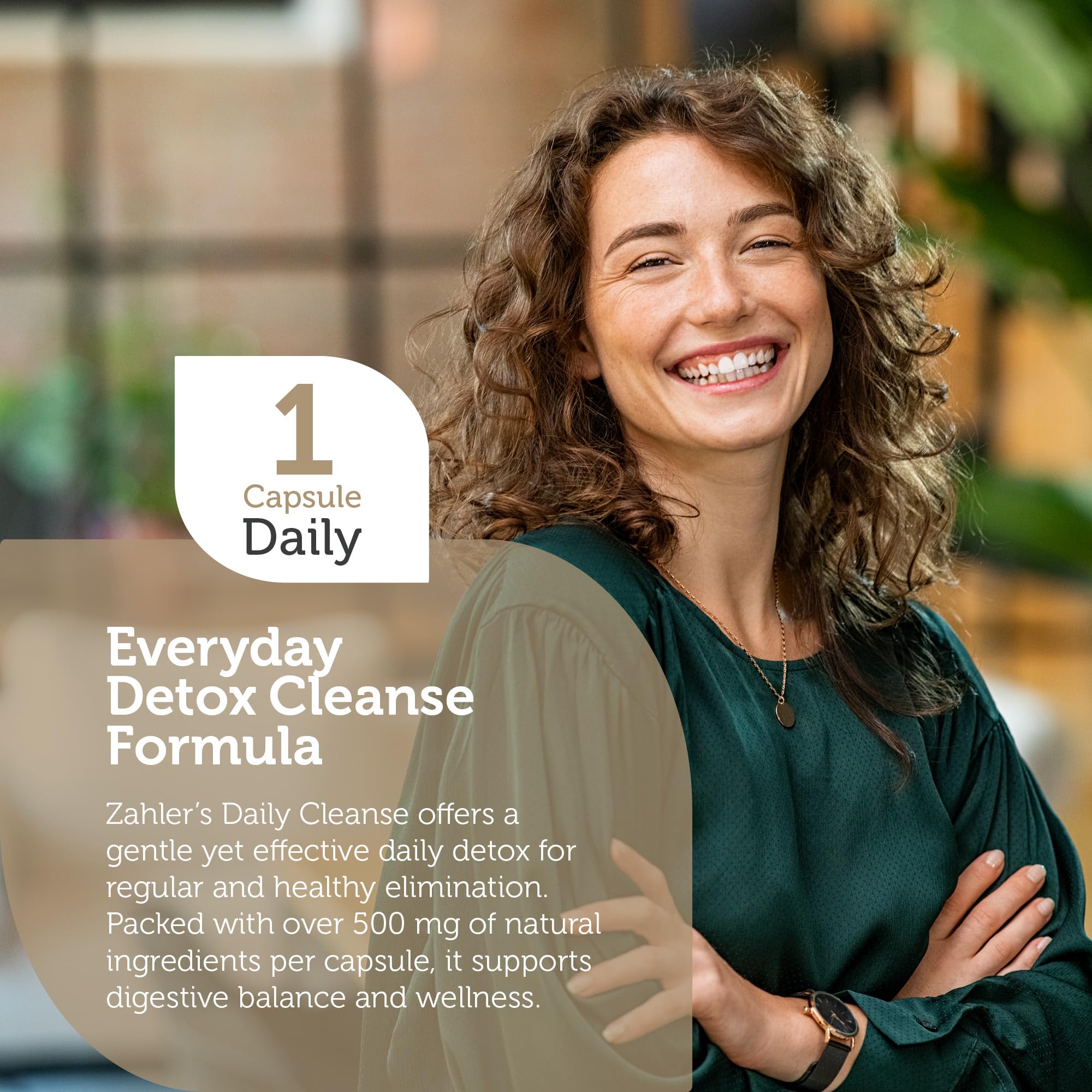 Foto 4 pulgar | Suplemento Zahler Daily Cleanse Digestive Detox 60 Cápsulas - Venta Internacional.