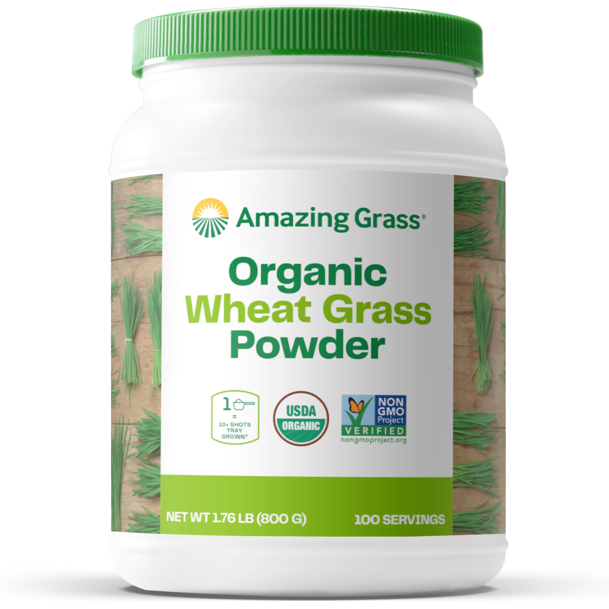 Foto 2 pulgar | Suplemento Amazing Grass Wheat Grass Powder, 100 Porciones - Venta Internacional.