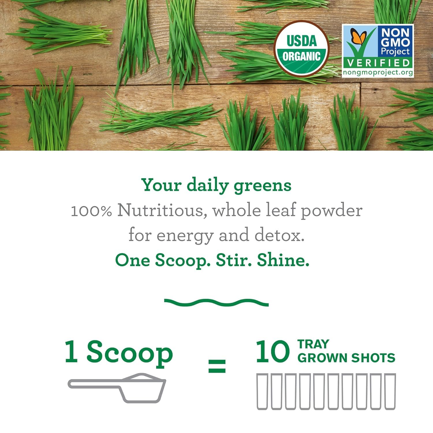 Foto 3 pulgar | Suplemento Amazing Grass Wheat Grass Powder, 100 Porciones - Venta Internacional.