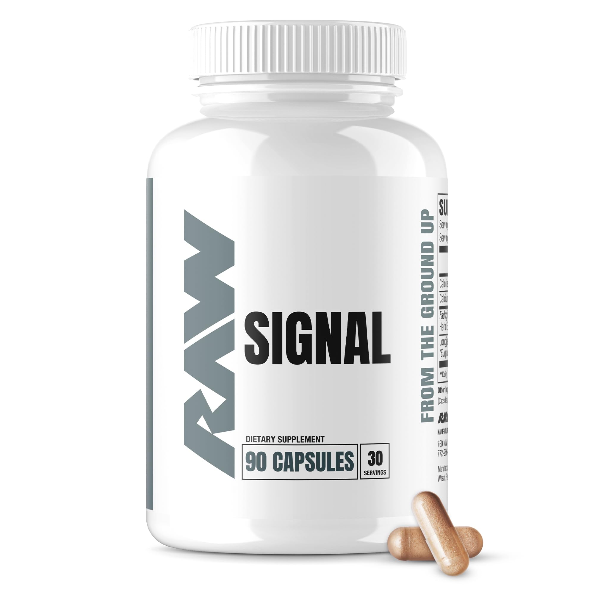 Foto 1 | Suplemento Raw Signal Fadogia Agrestis & Tongkat Ali 90 Cápsulas - Venta Internacional.