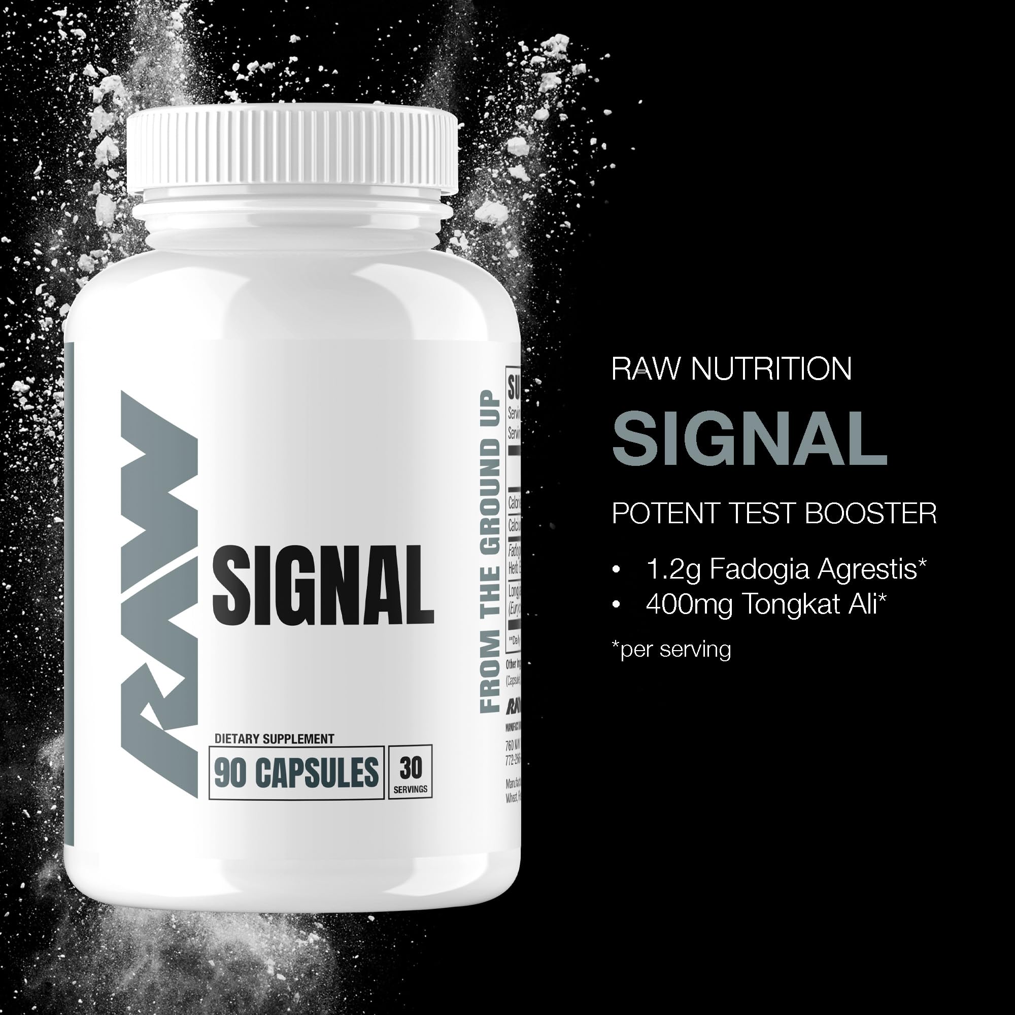 Foto 3 pulgar | Suplemento Raw Signal Fadogia Agrestis & Tongkat Ali 90 Cápsulas - Venta Internacional.