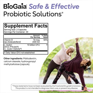 Foto 7 | Probiótico Biogaia Osfortis Para Mujer, Para Huesos Fuertes, 60 Cápsulas - Venta Internacional.