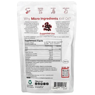 Foto 2 | Suplemento De Microingredientes: Aceite De Krill Antártico, 300 Cápsulas Blandas - Venta Internacional.