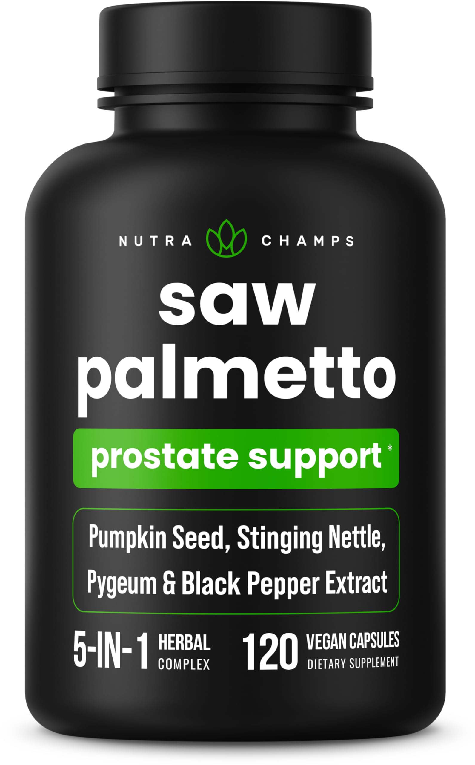 Foto 2 pulgar | Suplemento Nutrachamps Saw Palmetto Prostate Health 600 Mg - Venta Internacional.